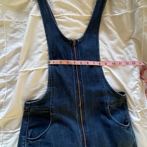 Free People Jax Blue Denim Jumpsuit - Picture 8 of 9